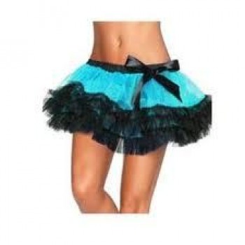 Blue and Black Petticoat skirt ADULT HIRE